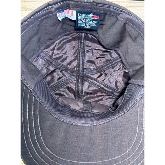 Vintage 3M Thinsulate Thermal Insulated Hat Cap Brown USA‎ - Picture 6 of 8